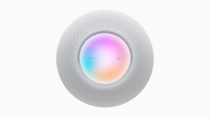 Apple HomePod mini speaker top