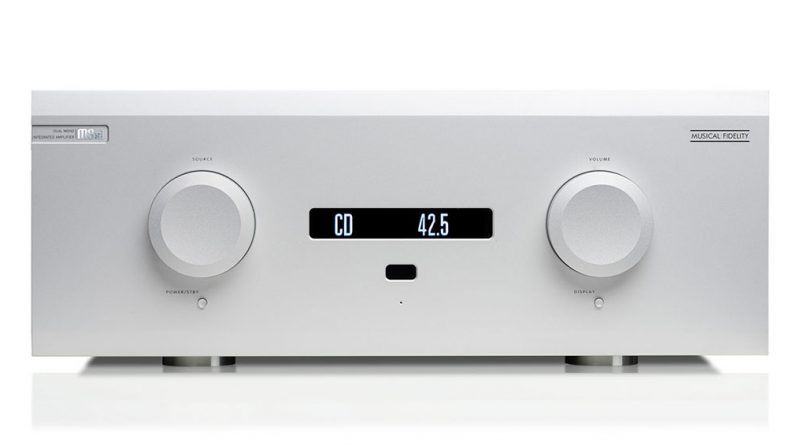 Musical Fidelity M8xi amplifier front view