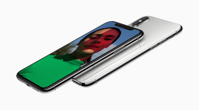 iPhone X front and back photo