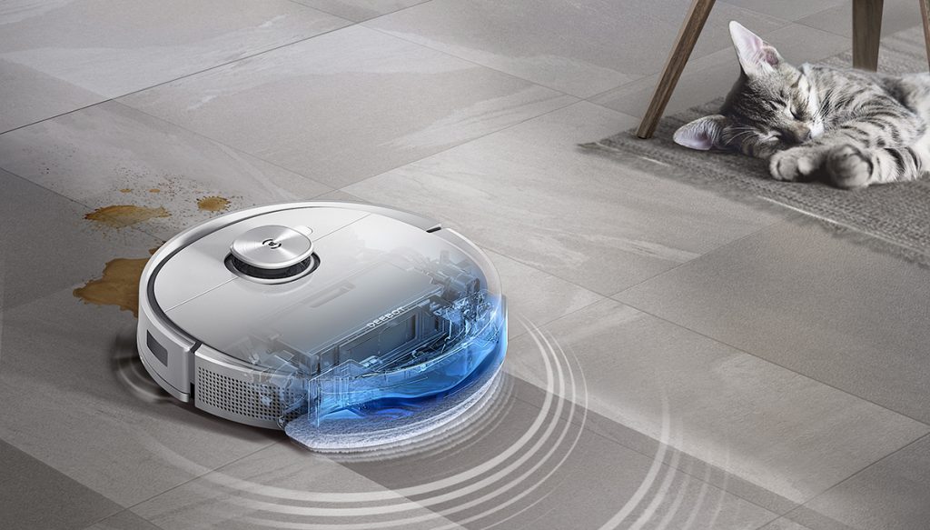 DEEBOT T9 robot vacuum with air freshener