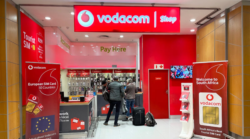 Vodacom shop in South Africa