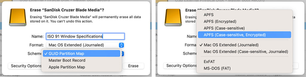 How to password-protect an external drive on Mac